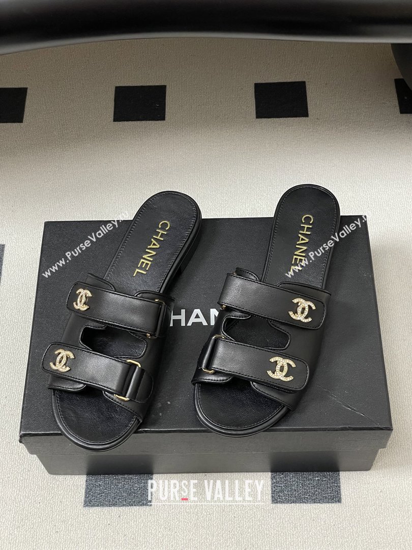 Chanel Mules Sandal in Lambskin G47043 Black 2026 (MD-26022804)