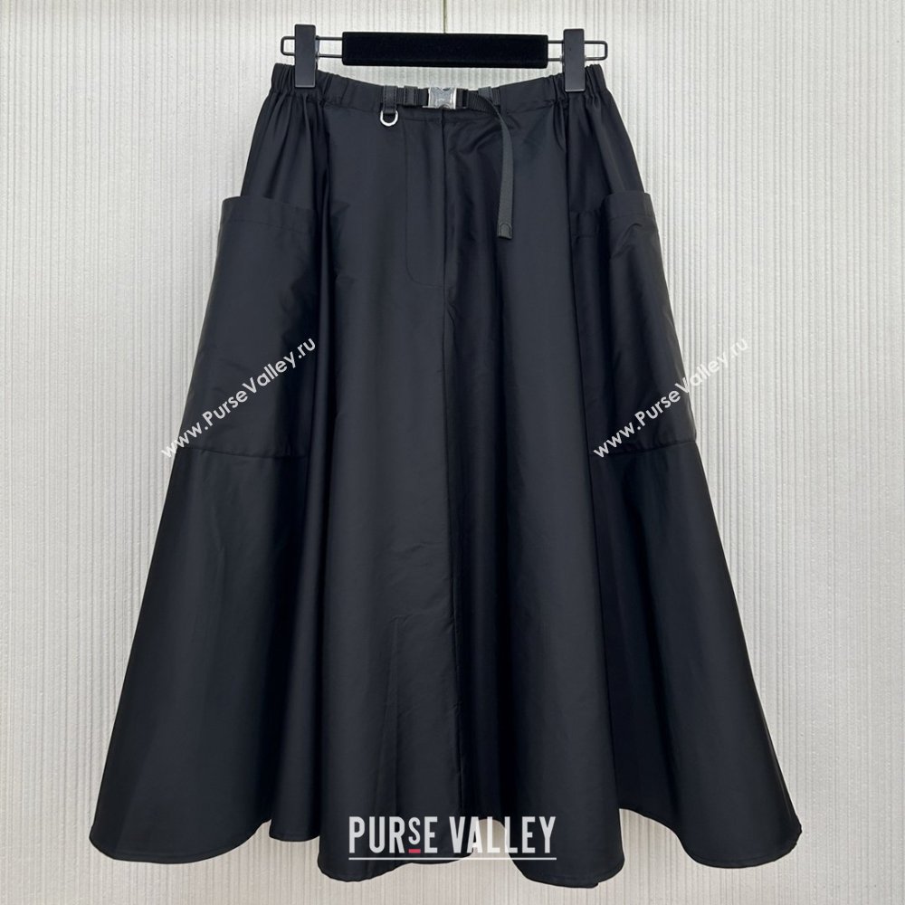 Prada Nylon Skirt P031001 Black 2026 (Q-26031001)