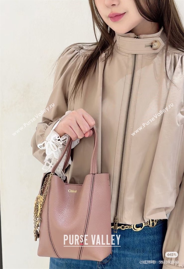 Chloe Gathered Boule Jacket in Cotton Brown 2026 (Q-26031007)