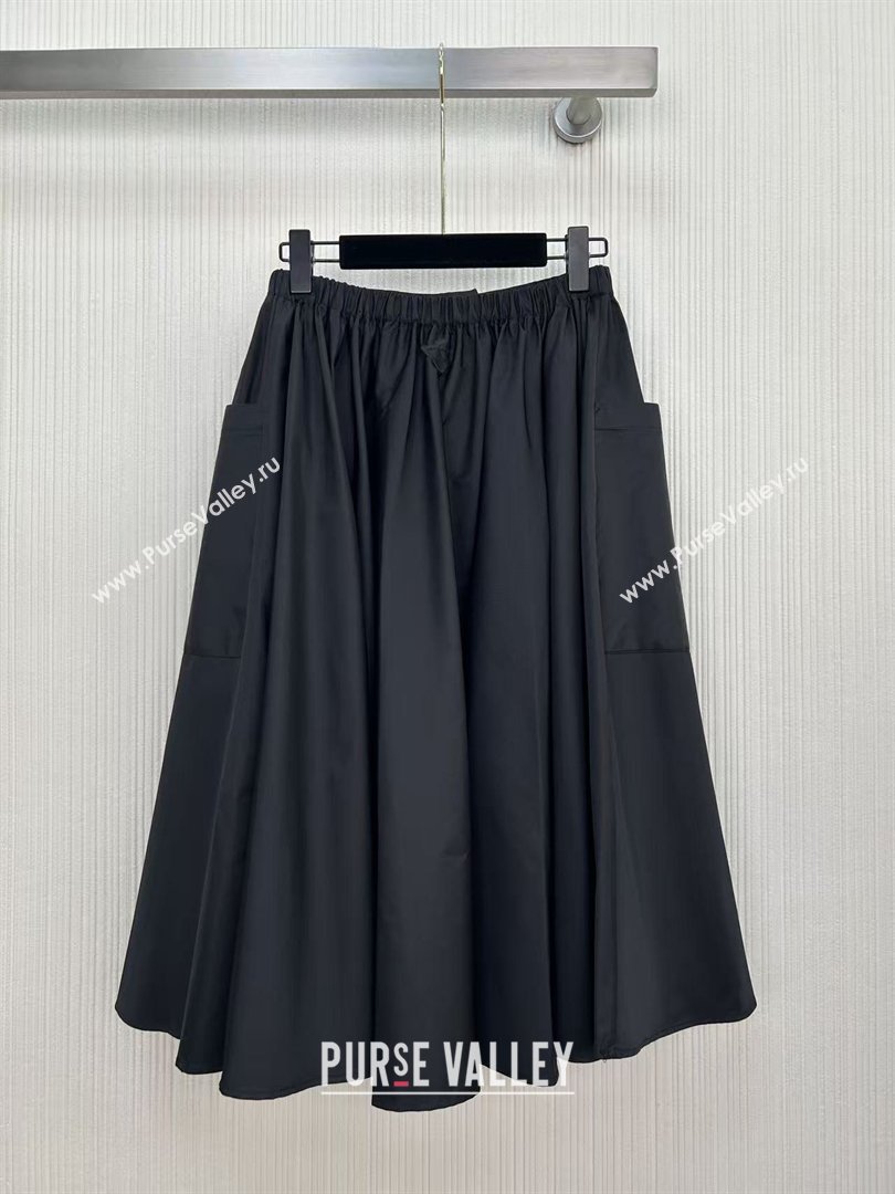 Prada Nylon Skirt P031001 Black 2026 (Q-26031001)
