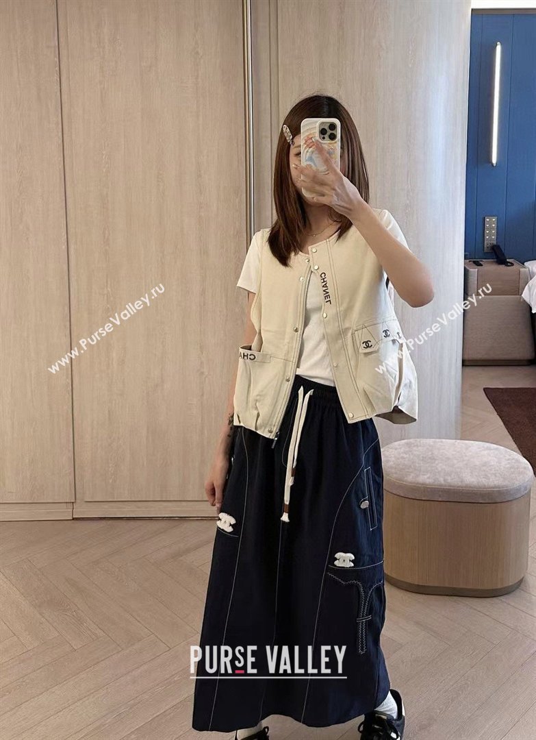 Chanel Denim Skirt CH031008 Blue 2026 (Q-26031008)
