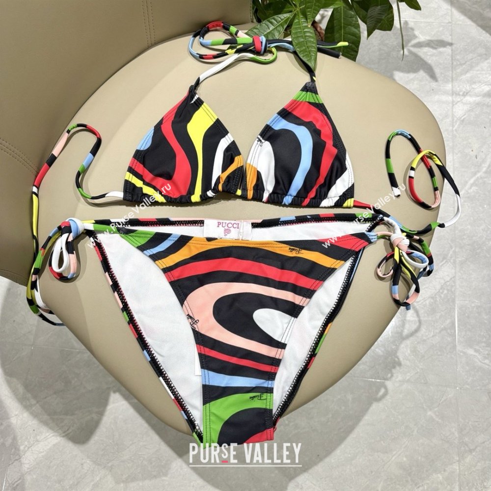 Pucci Swimwear P030616 Black/Red 2026 (A-26030616)