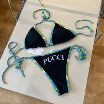 Pucci Swimwear P030621 Black/Green 2026 (A-26030621)