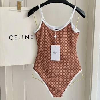Celine Swimwear DG030605 Brown 2026 (A-26030605)