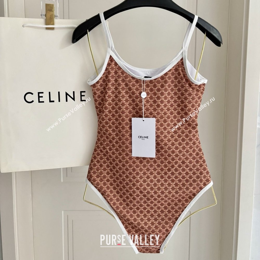 Celine Swimwear DG030605 Brown 2026 (A-26030605)
