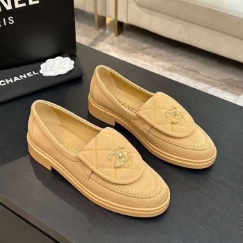 Chanel Corduroy Mocassins Loafers G47119 Brown 2026 (MD-26031204)