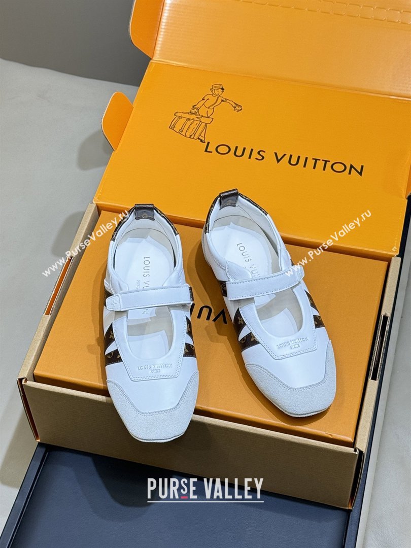 Louis Vuitton LV Sneakerina Mary Jane 1AJPFA Monogram/White 2026 (MD-26031302)