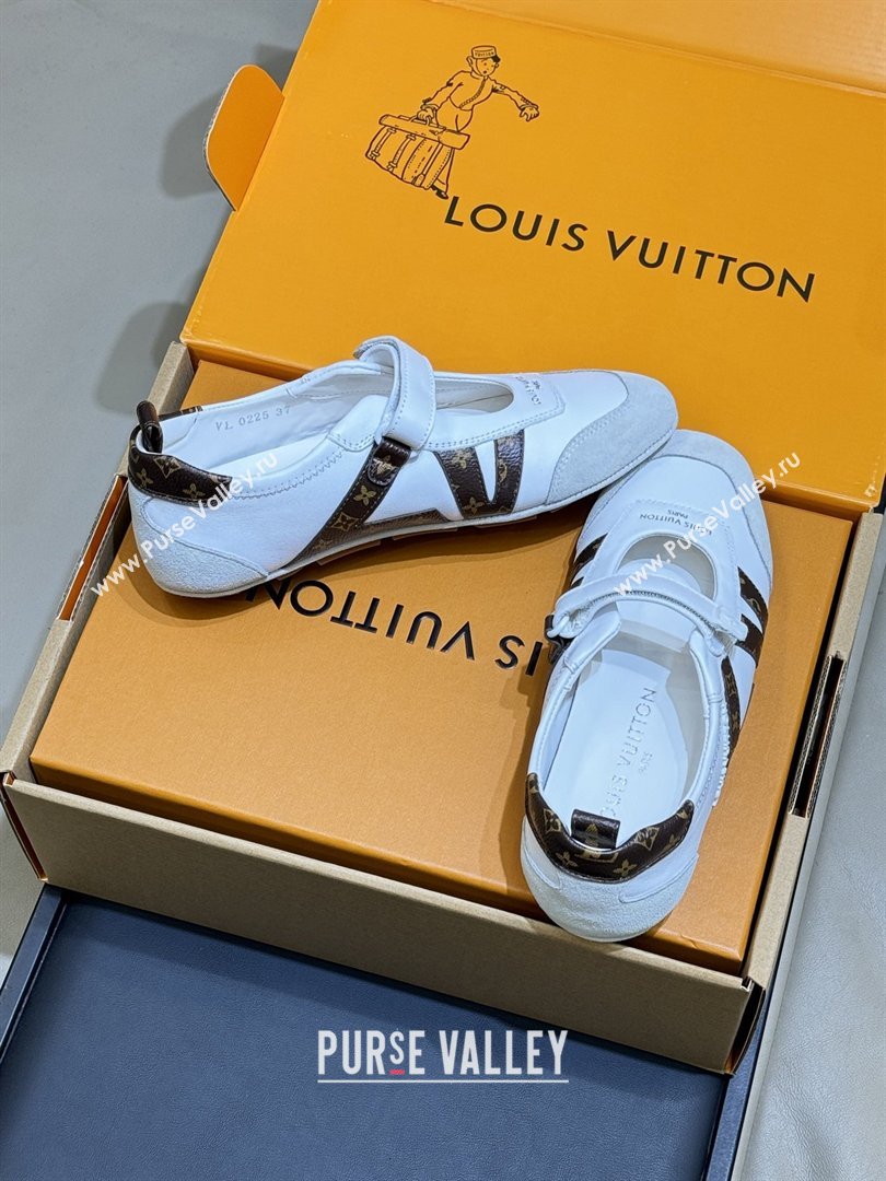 Louis Vuitton LV Sneakerina Mary Jane 1AJPFA Monogram/White 2026 (MD-26031302)