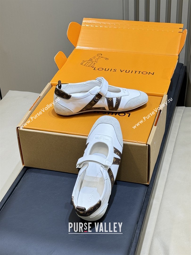 Louis Vuitton LV Sneakerina Mary Jane 1AJPFA Monogram/White 2026 (MD-26031302)