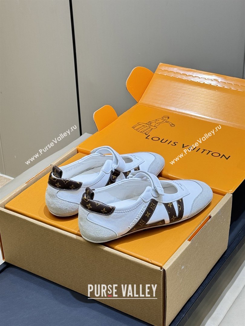 Louis Vuitton LV Sneakerina Mary Jane 1AJPFA Monogram/White 2026 (MD-26031302)