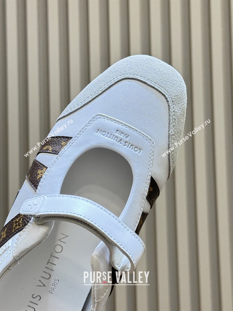 Louis Vuitton LV Sneakerina Mary Jane 1AJPFA Monogram/White 2026 (MD-26031302)