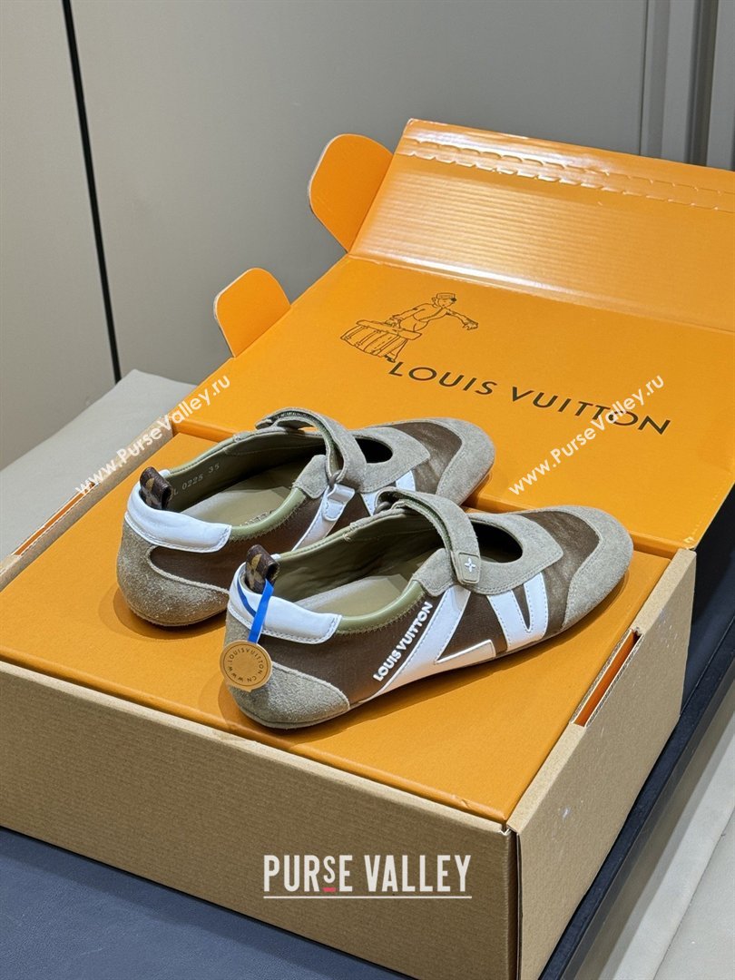 Louis Vuitton LV Sneakerina Mary Jane 1AJPFA Brown 2026 (MD-26031304)