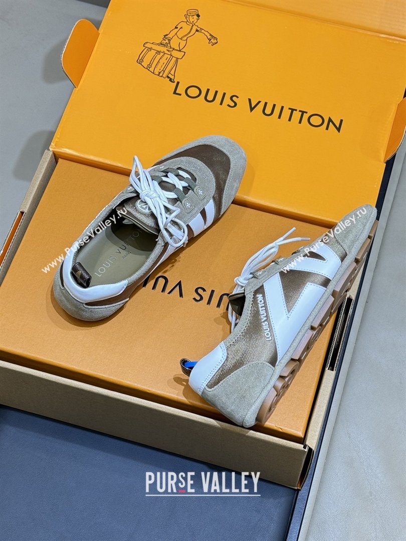 Louis Vuitton LV Sneakerina 1AJJXW Brown/Beige 2026 (MD-26031308)