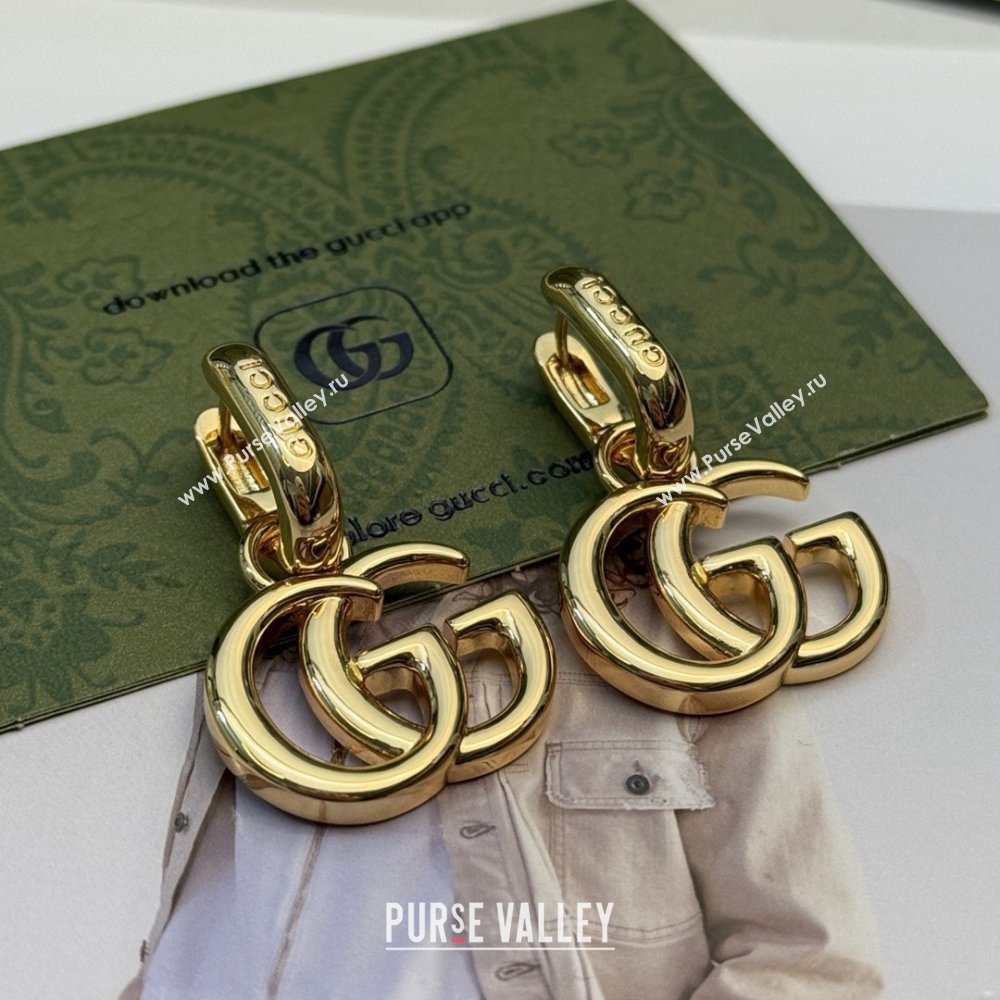 Gucci GG Marmont Mini Earrings ‎864803 Gold 2026 (YF-26031318)