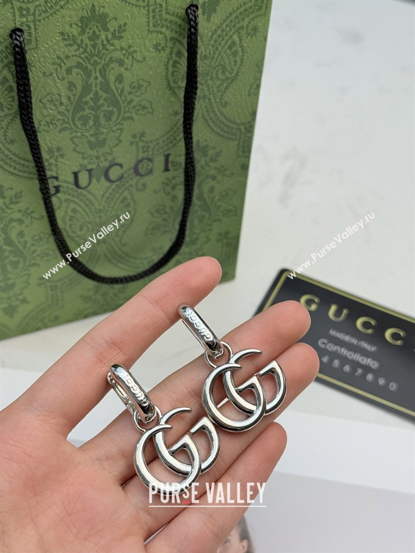 Gucci GG Marmont Mini Earrings ‎864803 Silver 2026 (YF-26031317)