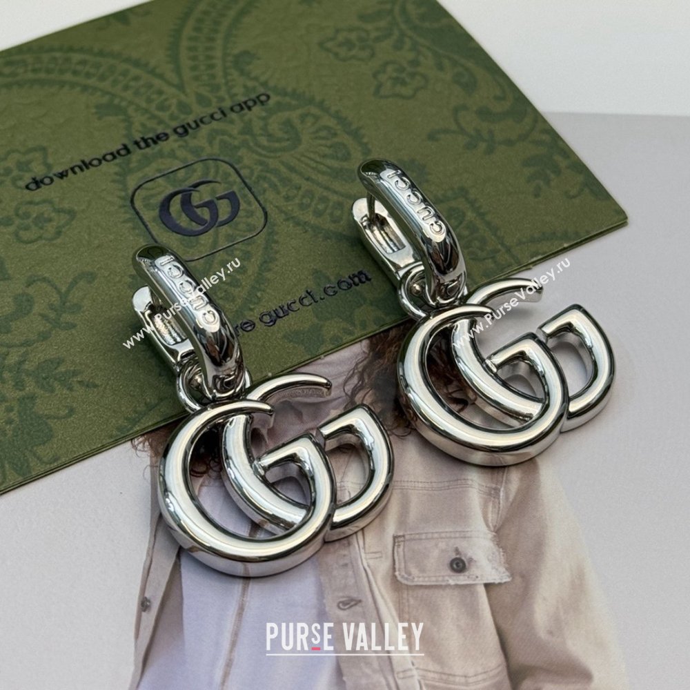 Gucci GG Marmont Mini Earrings ‎864803 Silver 2026 (YF-26031317)