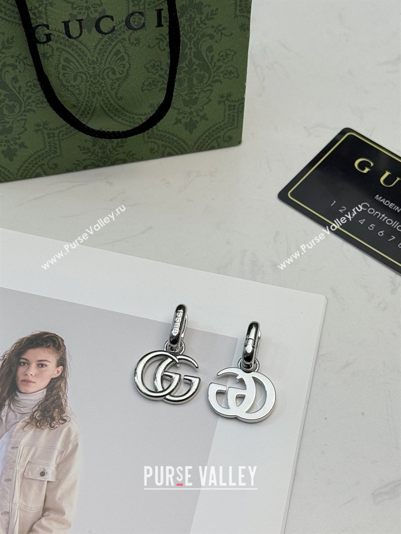 Gucci GG Marmont Mini Earrings ‎864803 Silver 2026 (YF-26031317)