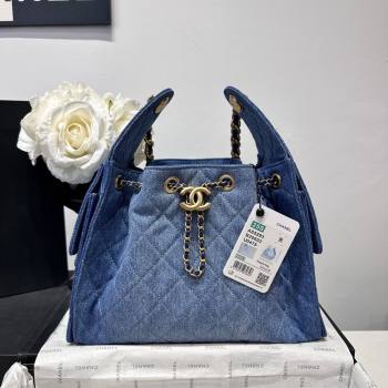 Chanel 25 Small Hobo Handbag in Denim AS5293 Blue 2026 (YEZI-26031605)