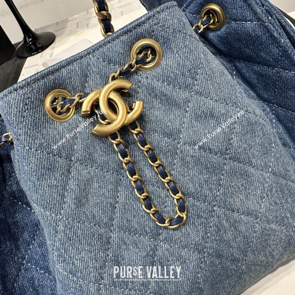 Chanel 25 Small Hobo Handbag in Denim AS5293 Blue 2026 (YEZI-26031605)