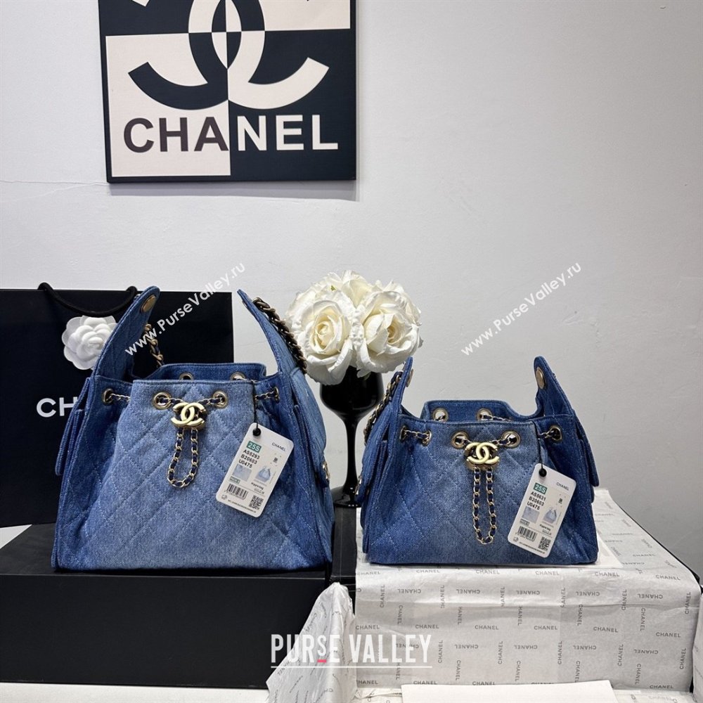 Chanel 25 Small Hobo Handbag in Denim AS5293 Blue 2026 (YEZI-26031605)