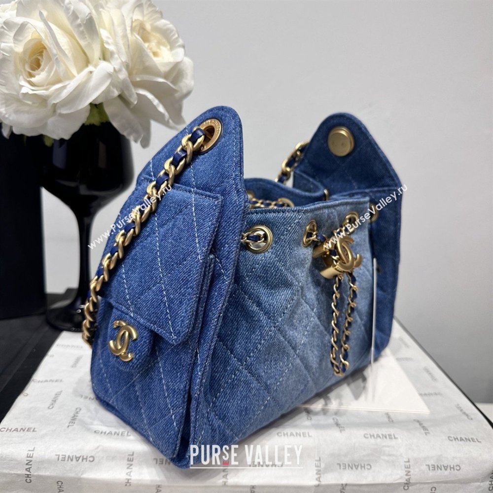 Chanel 25 Mini Hobo Handbag in Denim AS5631 Blue 2026 (YEZI-26031604)