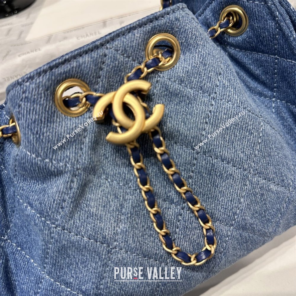 Chanel 25 Mini Hobo Handbag in Denim AS5631 Blue 2026 (YEZI-26031604)