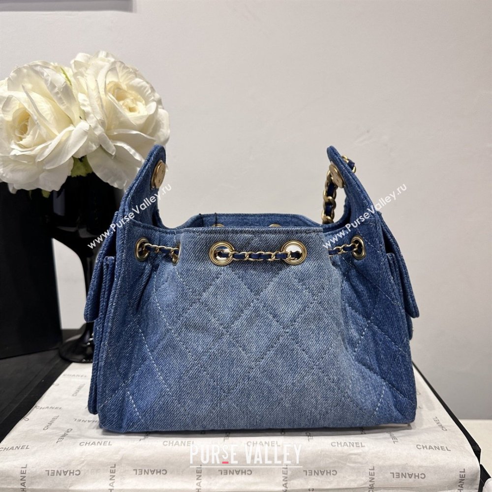 Chanel 25 Mini Hobo Handbag in Denim AS5631 Blue 2026 (YEZI-26031604)