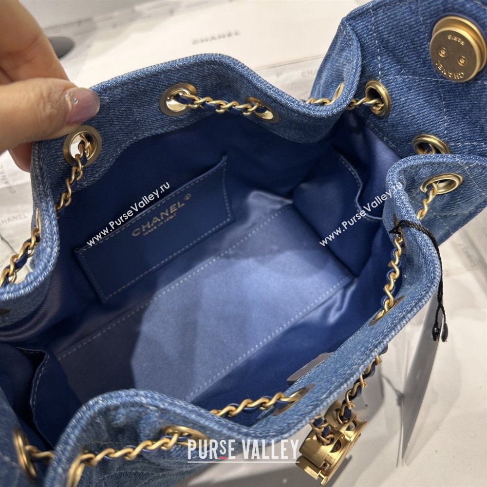 Chanel 25 Mini Hobo Handbag in Denim AS5631 Blue 2026 (YEZI-26031604)