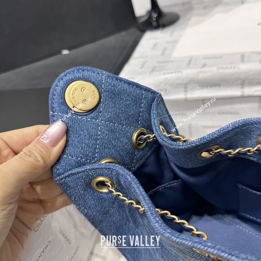 Chanel 25 Mini Hobo Handbag in Denim AS5631 Blue 2026 (YEZI-26031604)
