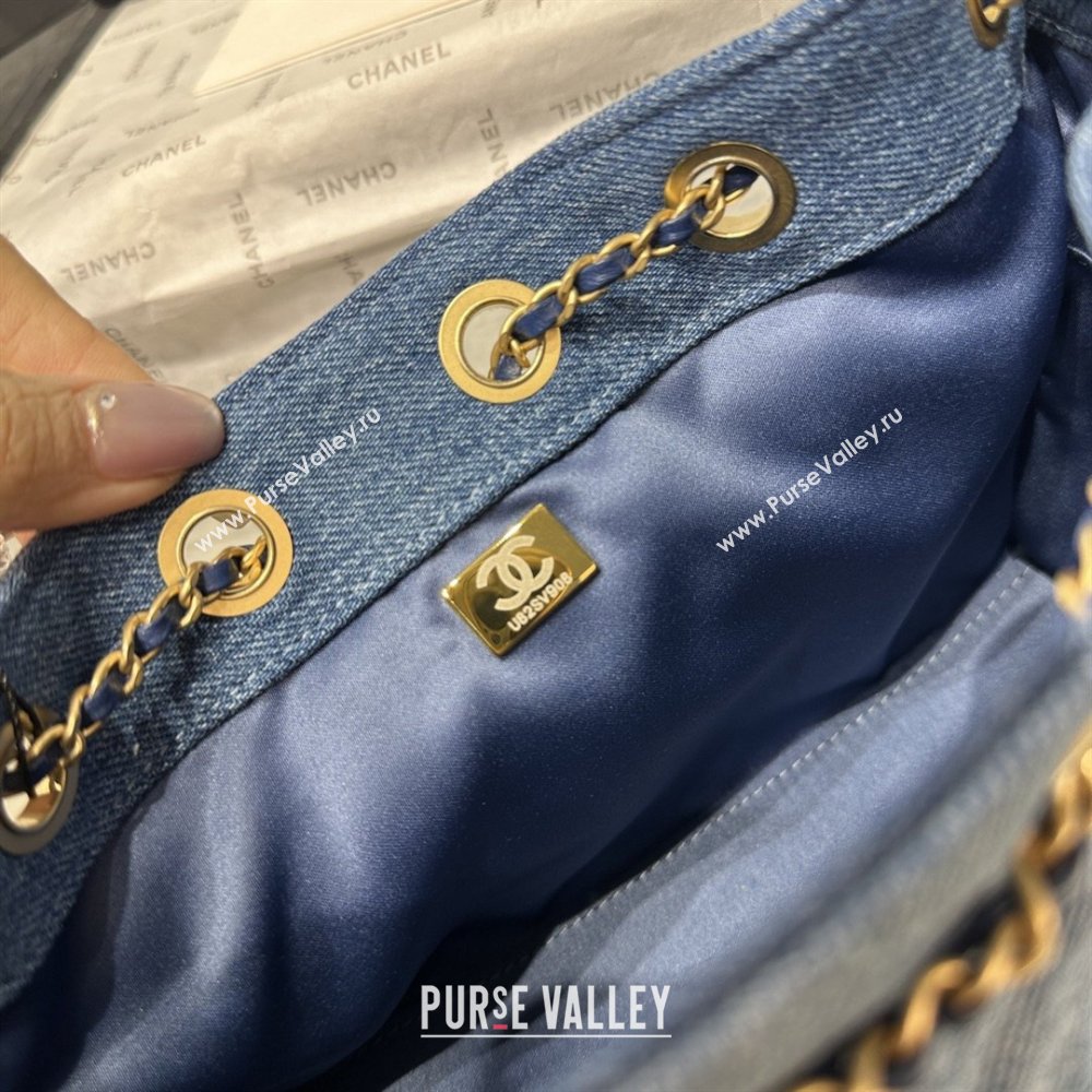 Chanel 25 Mini Hobo Handbag in Denim AS5631 Blue 2026 (YEZI-26031604)