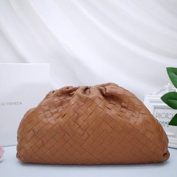 Bottega Veneta The Pouch in Soft Intrecciato Calfskin Brown 2026 (JDZ-26031704)