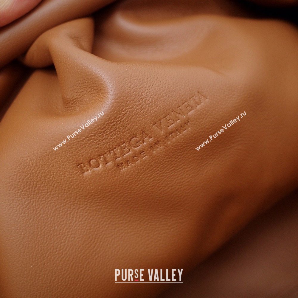 Bottega Veneta The Pouch in Soft Intrecciato Calfskin Brown 2026 (JDZ-26031704)