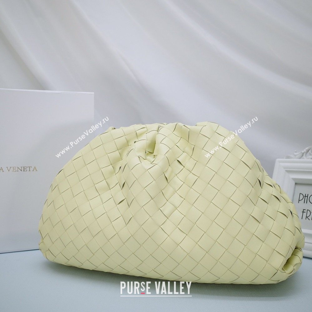 Bottega Veneta The Pouch in Soft Intrecciato Calfskin Yellow 2026 (JDZ-26031707)