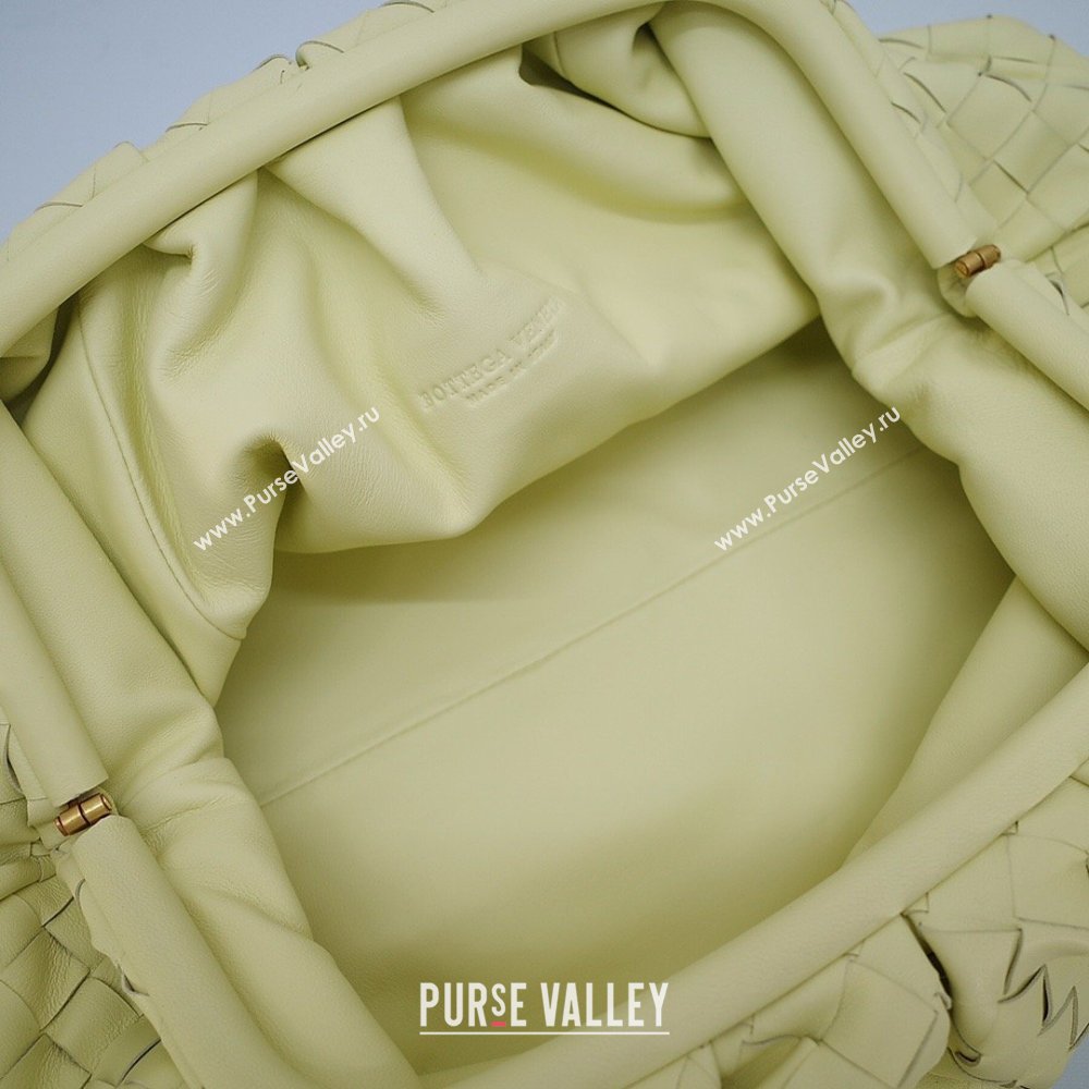 Bottega Veneta The Pouch in Soft Intrecciato Calfskin Yellow 2026 (JDZ-26031707)