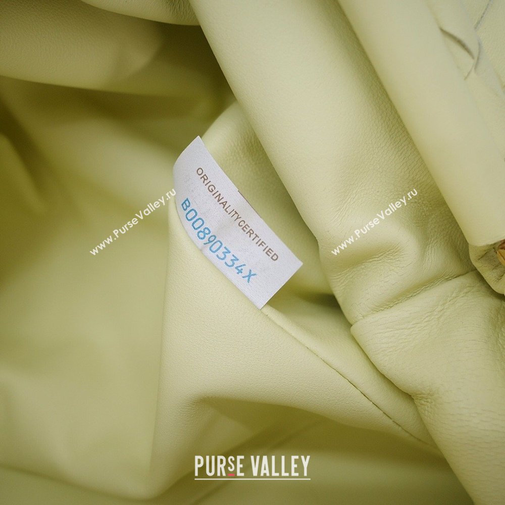 Bottega Veneta The Pouch in Soft Intrecciato Calfskin Yellow 2026 (JDZ-26031707)