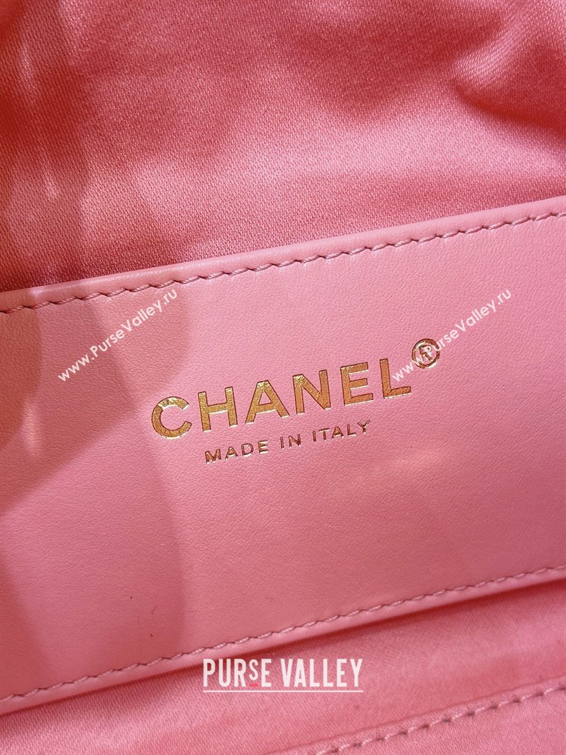 Chanel 25 Mini Handbag in Suede Calfskin AS5631 Pink 2026 Top Quality (SHUNY-26032305)