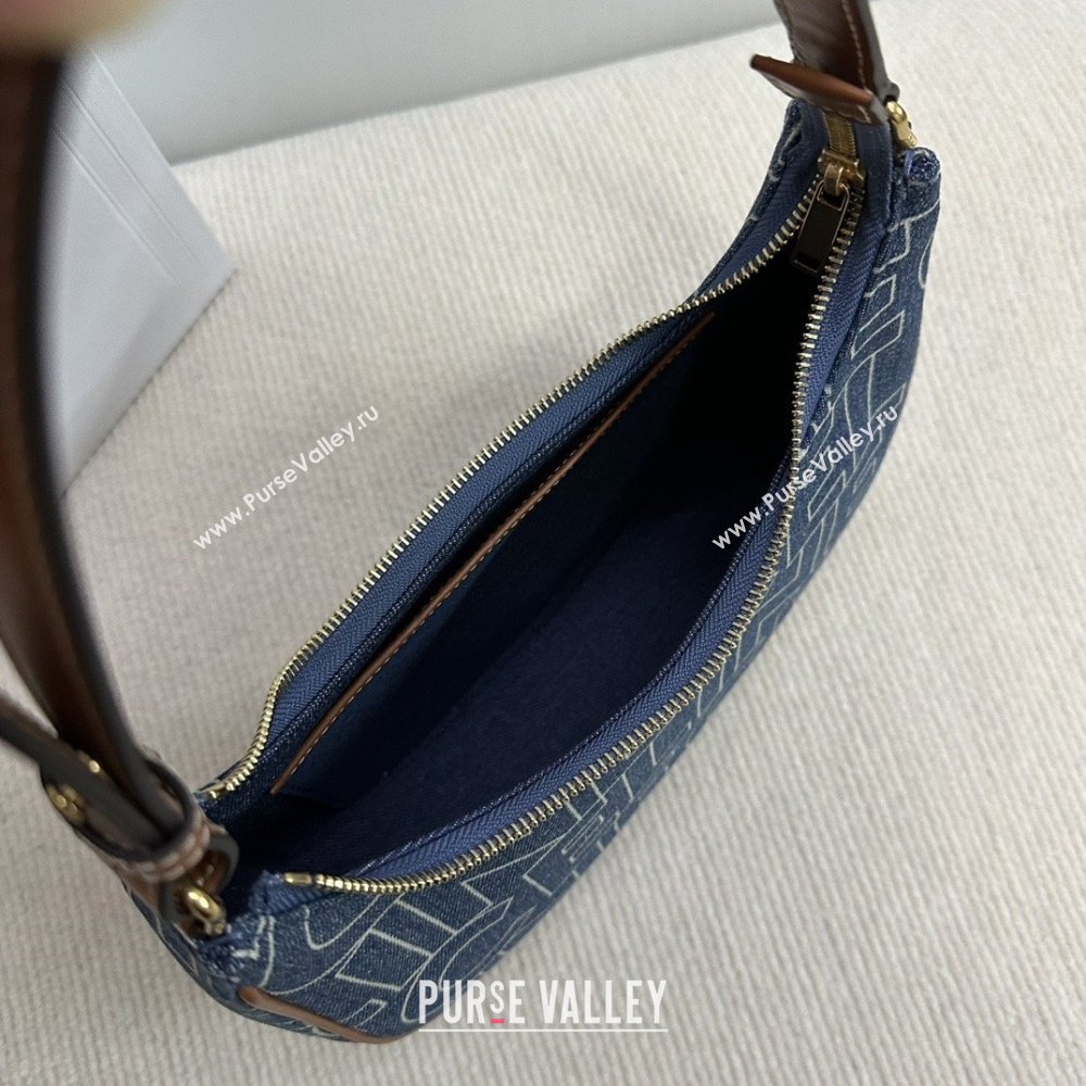 Celine Ava Hobo bag in Blue CELINE Denim 193952 2024 (BL-26040217)
