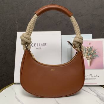 Celine Medium Strap Ava Bag with Rope in Brown Calfskin 199588 2026 (BL-26040216)