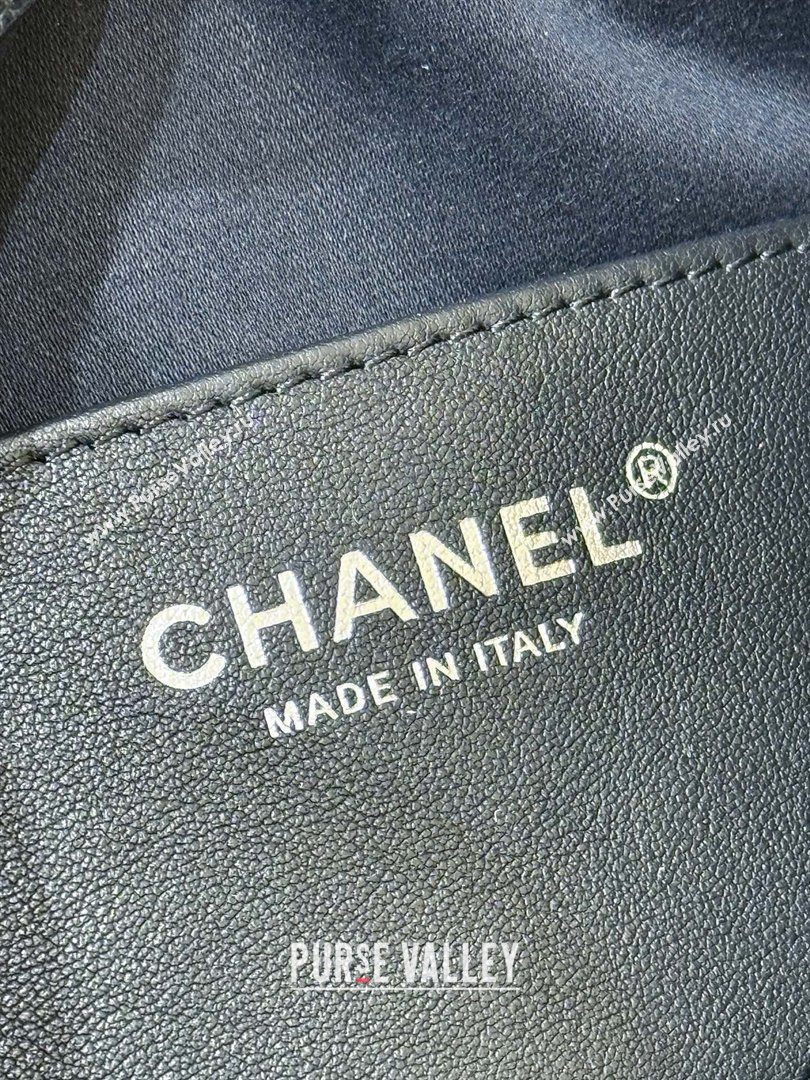 Chanel 25 Mini Handbag in Grained Calfskin AS5631 Black/Silver 2026 Top Quality (SHUNY-26031807)