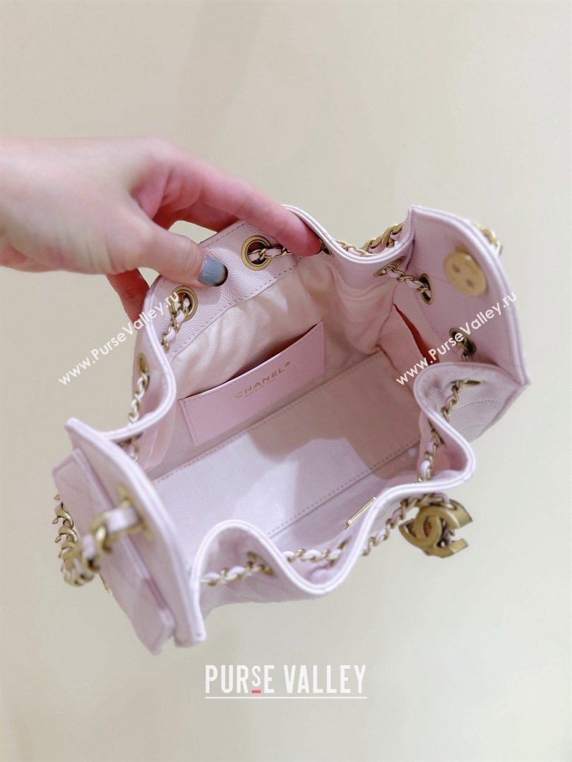 Chanel 25 Mini Handbag in Grained Calfskin AS5631 Pink/Gold 2026 Top Quality (SHUNY-26031810)
