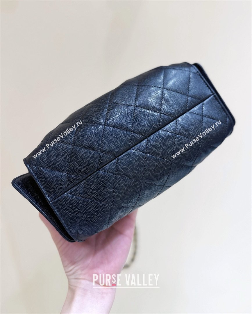 Chanel 25 Mini Handbag in Grained Calfskin AS5631 Black/Gold 2026 Top Quality (SHUNY-26031811)