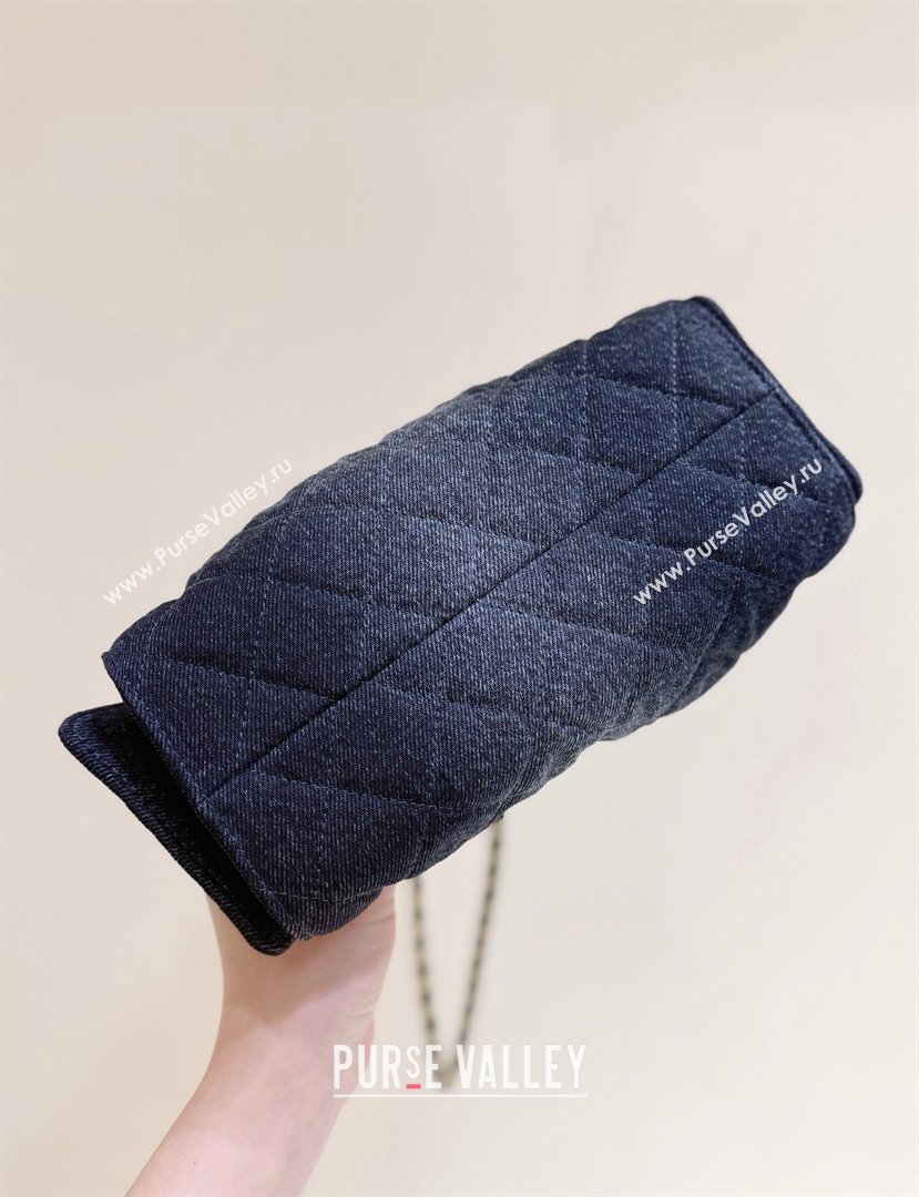 Chanel 25 Mini Handbag in Deep Blue Washed Denim AS5631 2026 Top Quality (SHUNY-26031805)
