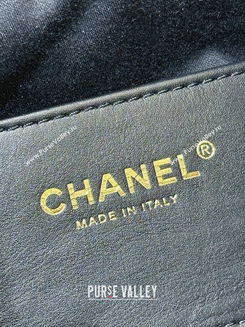 Chanel 25 Mini Handbag in Deep Blue Washed Denim AS5631 2026 Top Quality (SHUNY-26031805)