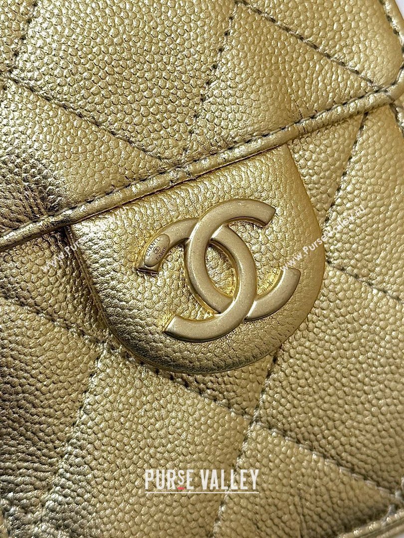 Chanel 25 Mini Handbag in Grained Calfskin AS5631 Gold 2026 Top Quality (SHUNY-26031813)