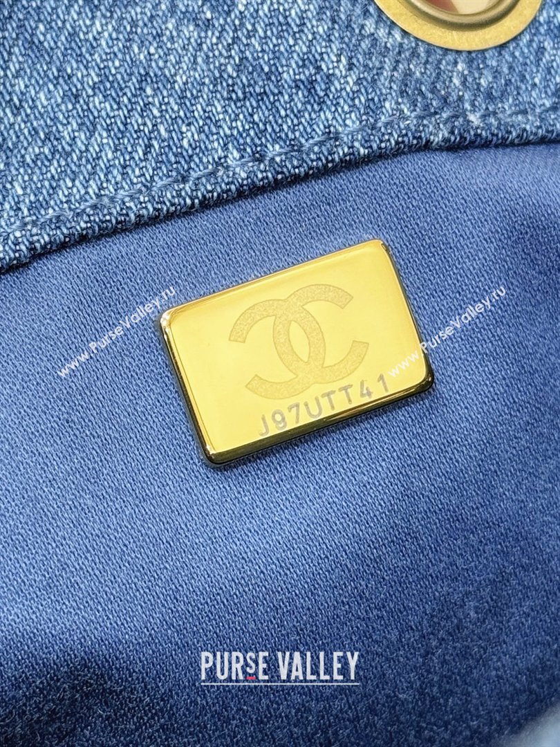 Chanel 25 Mini Handbag in Blue Washed Denim AS5631 2026 Top Quality (SHUNY-26031806)