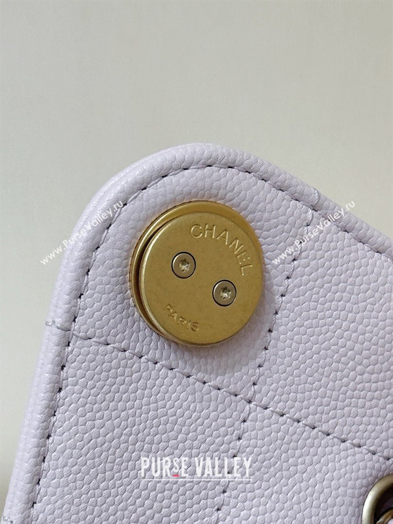 Chanel 25 Mini Handbag in Grained Calfskin AS5631 Pink/Gold 2026 Top Quality (SHUNY-26031810)