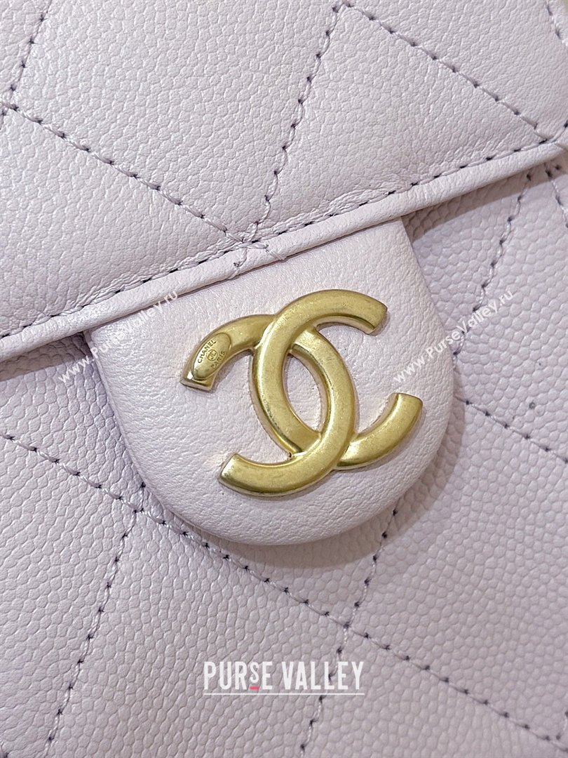 Chanel 25 Mini Handbag in Grained Calfskin AS5631 Pink/Gold 2026 Top Quality (SHUNY-26031810)