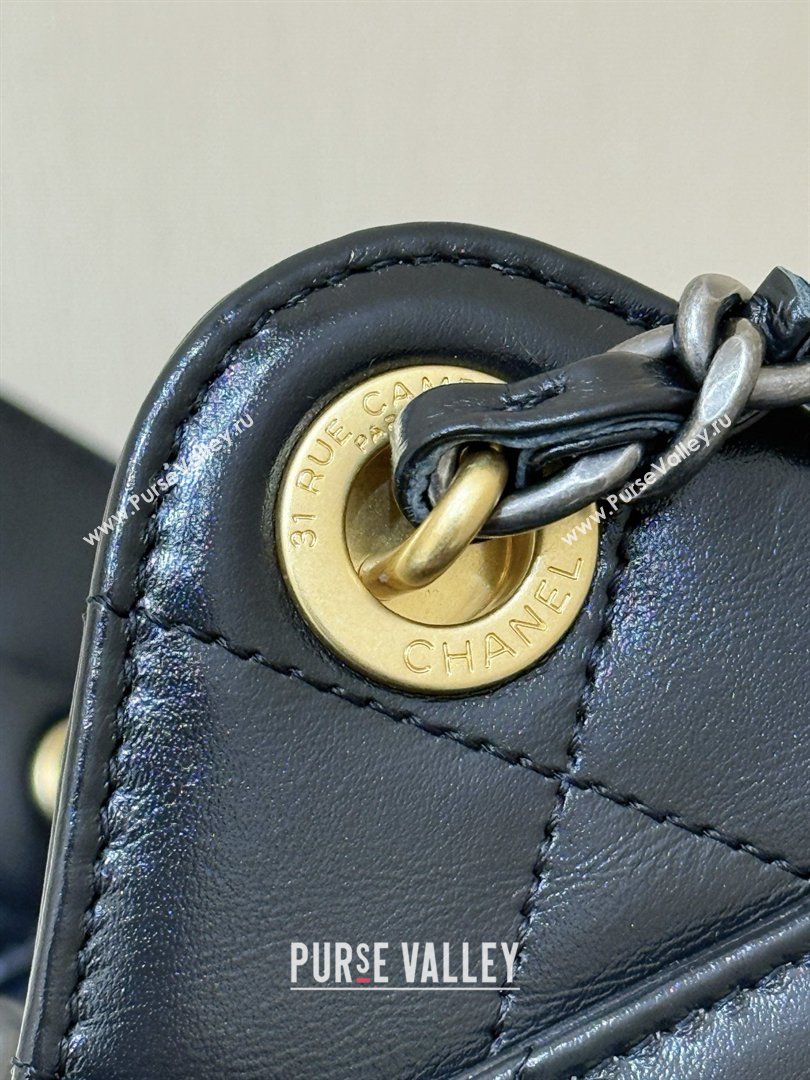 Chanel 25 Mini Handbag in Shiny Calfskin AS5631 Black 2026 Top Quality (SHUNY-26032401)