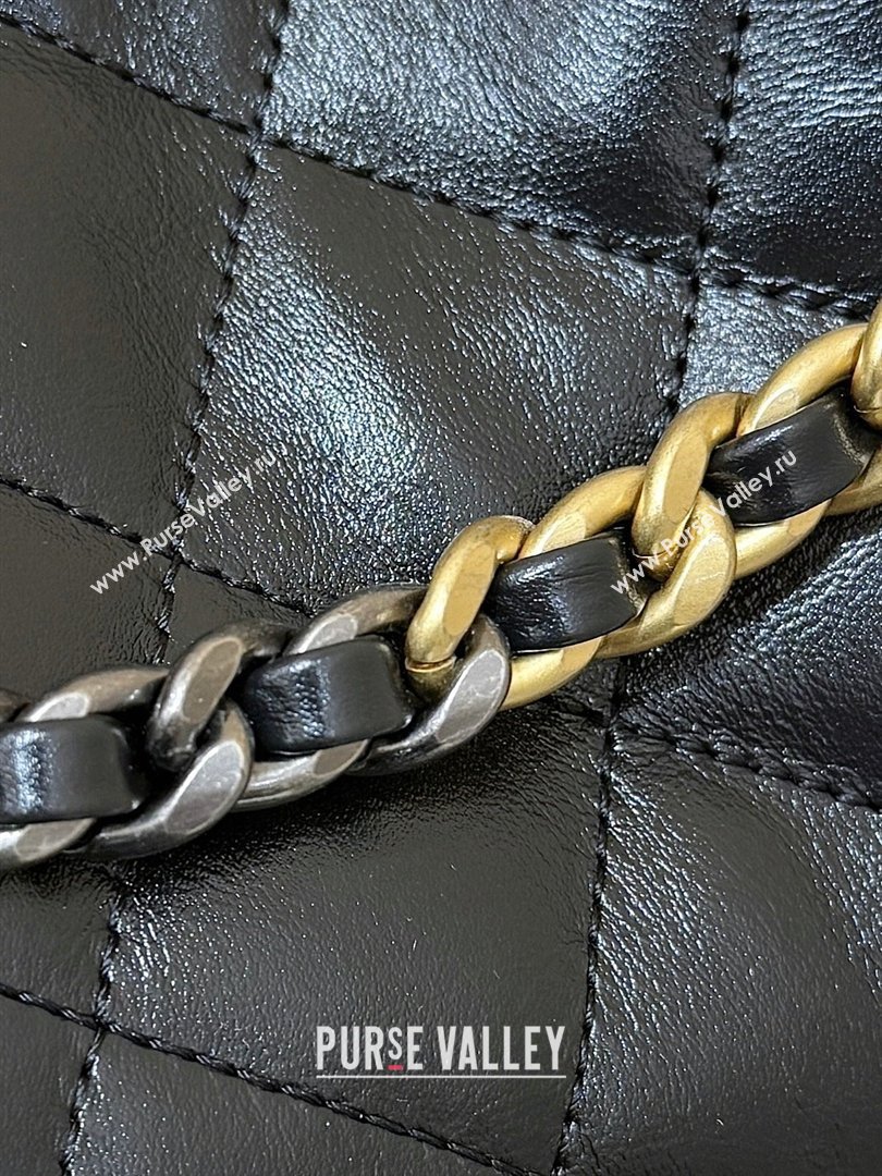 Chanel 25 Mini Handbag in Shiny Calfskin AS5631 Black 2026 Top Quality (SHUNY-26032401)