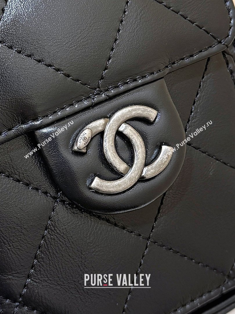 Chanel 25 Mini Handbag in Shiny Calfskin AS5631 Black 2026 Top Quality (SHUNY-26032401)
